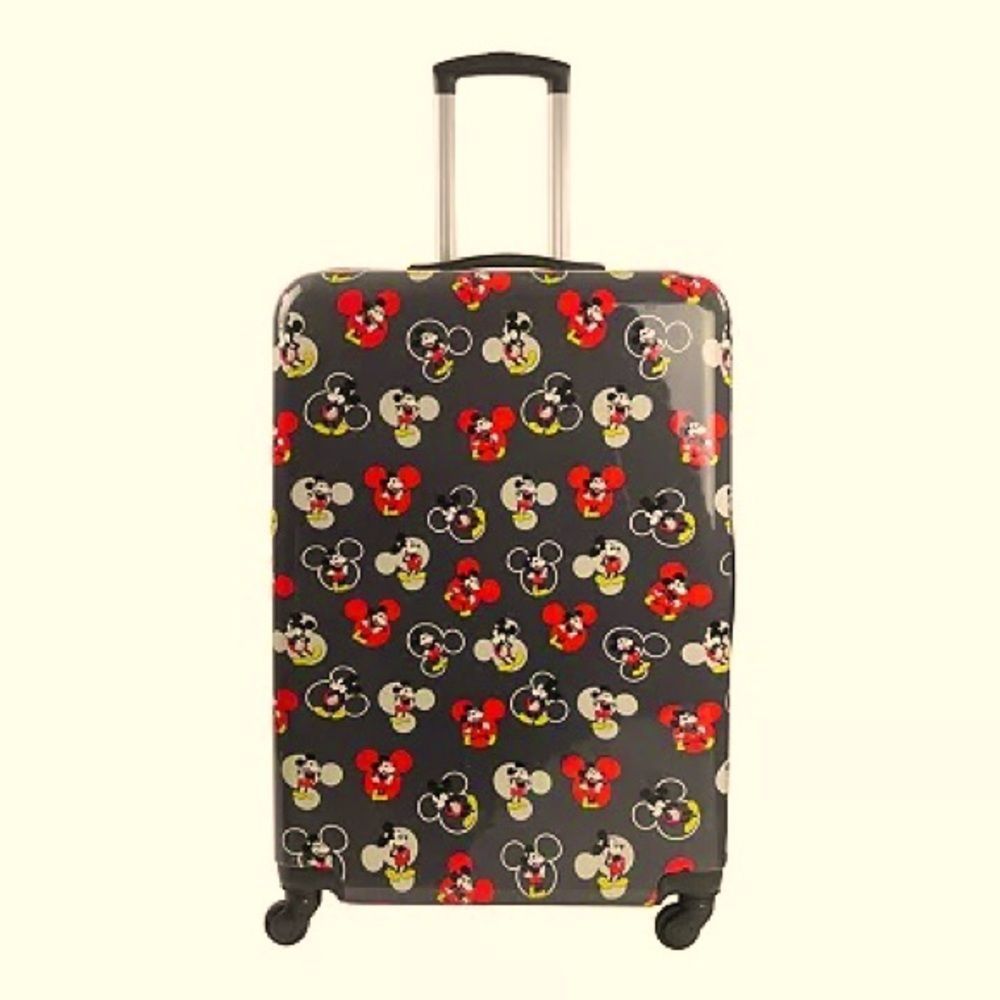 Disney by Ful Mickey Mouse hard side spinner carryon luggage, 21”, charcoal